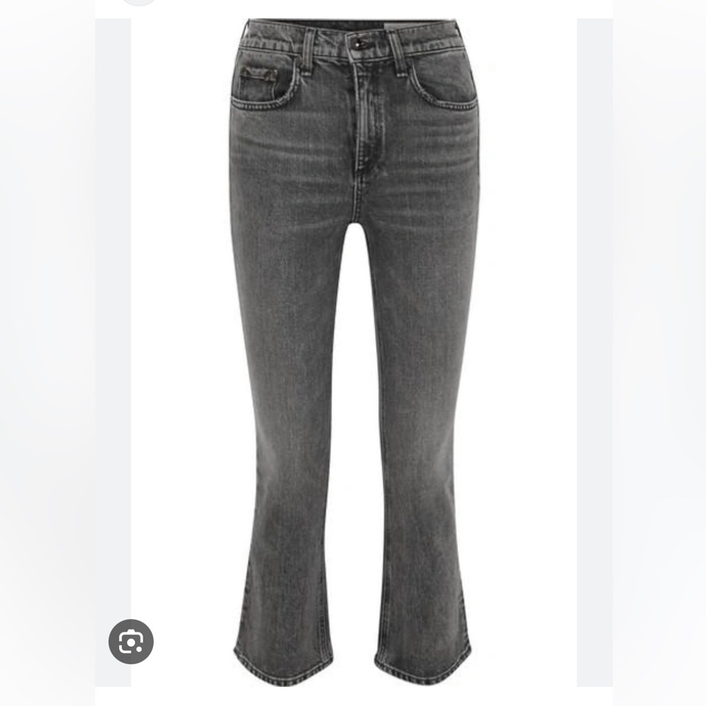 Rag & Bone- Crop Kick Flare Jean